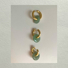 Load image into Gallery viewer, small gem donut - aventurine
