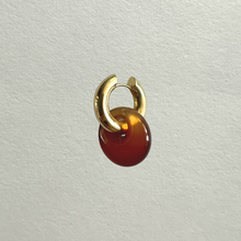 Load image into Gallery viewer, small gem donut- carnelian
