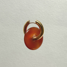 Load image into Gallery viewer, medium gem donut - carnelian
